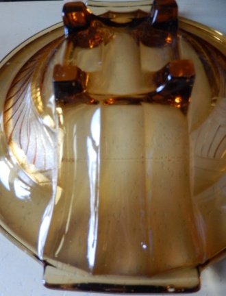Fruitschaal Art Deco stijl jaren 30-40 - Afbeelding 3