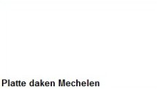 Platte daken Mechelen