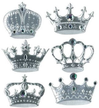 SALE NIEUW Jolee's Boutique Dimensional Stickers Parcel Royal Crowns - 1