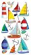 SALE! NIEUW vel Sticko dimensional stickers Sail Away - 1 - Thumbnail