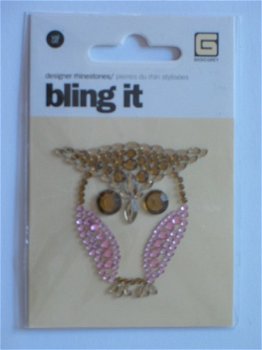 Basic grey bling it owl - 1