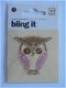 Basic grey bling it owl - 1 - Thumbnail