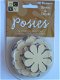DCWV 50 paper flowers cream / brown - 1 - Thumbnail