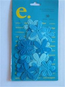 Prima Marketing E-line flowers blue