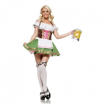 Oktoberfest Bier Meisje kostuum - 1