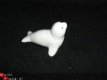 Miniatuur zeehondje porcelein - 1 - Thumbnail