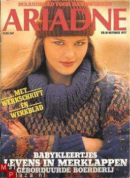 Ariadne Maandblad 1977 Nr.10 Oktober+3 x Merklap - 1