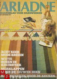 Ariadne Maandblad 1977 Nr. 9 September+2 Merklappen. - 1