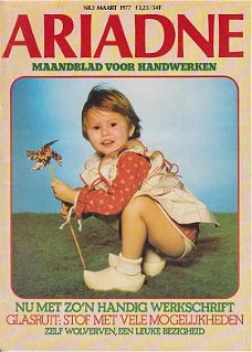 Ariadne Maandblad 1977 Nr. 3 Maart+Iers Breien.
