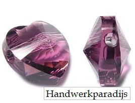 Swarovski 5742 Amethyst 8mm Per Stuk - 1