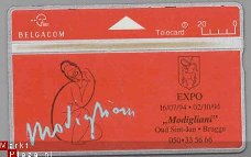 Belgie telecard Modigliani