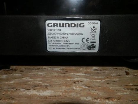 Grundig CG 5040 tosti ijzer grill wafelijzer Pandjeshuis - 3