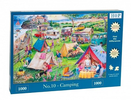 House of Puzzles - No.10 Camping - 1000 Stukjes Nieuw - 2