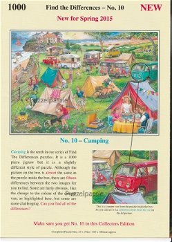 House of Puzzles - No.10 Camping - 1000 Stukjes Nieuw - 3