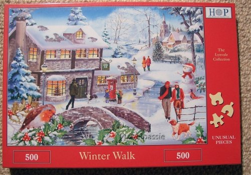 House of Puzzles - Winter Walk - 500 Stukjes Nieuw - 2