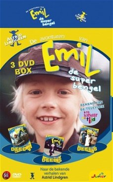 De Avonturen Van Emil De Superbengel - Box 2: Deel 4 t/m 6 (Aflevering 7 t/m 13) (3 DVD)
