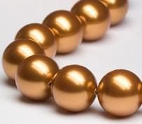 Swarovski 5810 Copper Crystal Parel 8mm Per Stuk.