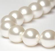 Swarovski 5810 White Crystal Parel 6mm 10 Stuk.