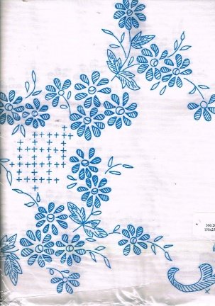 ANCHOR GROOT BORDUURPAKKET TAFELLAKEN ,BLOEMEN 150 X 250 CM - Afbeelding 2