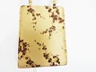 Chinees licht geel schoudertas van zijde met bloemenpatroon - 1 - Thumbnail