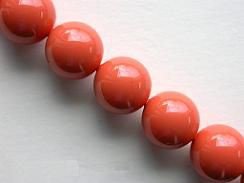 Swarovski 5810 Coral Crystal Parel 6mm 10 Stuk - 1