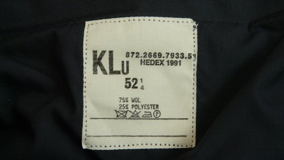 Broek, Uniform DT (Dagelijks Tenue), Koninklijke Luchtmacht, maat: 52¼, jaren'90. - 7