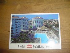 Kaart Hotel Riu Waikiki Gran canaria