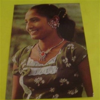 Kaart Hindustani girl nr.13 - 1