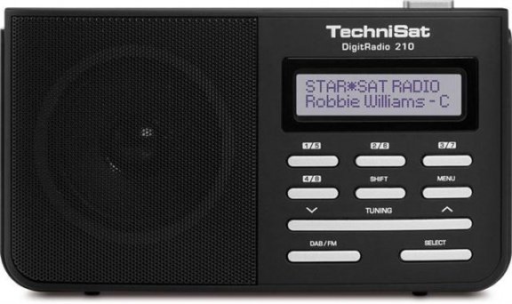 TechniSat DAB+ DigitRadio 210 zwart - 1