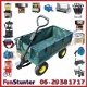 BOLDERKAR, Plateauwagen. Max 450 Kg, bakmaat 102x52 cm - 1 - Thumbnail