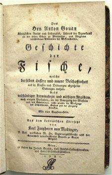 Geschichte der Fische 1781 Meidinger - Vissen Ichtyologie - 4