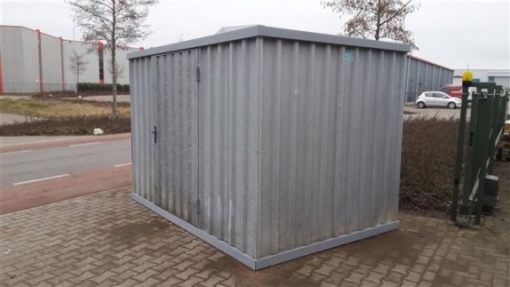 Container Materiaalcontainer Fietsenhok 2x3 mtr nieuwstaat - 1
