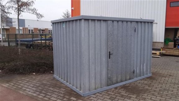 Container Materiaalcontainer Fietsenhok 2x3 mtr nieuwstaat - 2