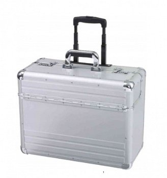 Piloten trolley koffer aluminium - 1