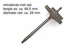 Minutenas met rad, Art.nr: MA-22A