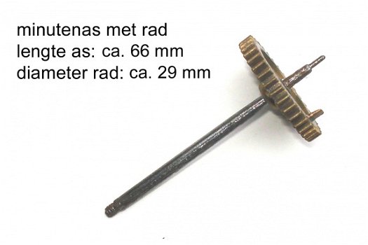 Minutenas met rad, Art.nr: MA-12A - 1