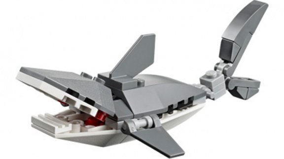 Lego 40136 Monthly Build Shark / Haai NIEUWE VERPAKKING!!! - 0
