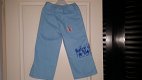 Salty Dog aqua blauwe broek maat 116 nieuw stoere applicaties - 3 - Thumbnail