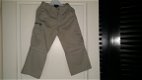 Cottonfield Son ecru broek met afritsbare pijpen en stoere zakken maat 104 - 4 - Thumbnail