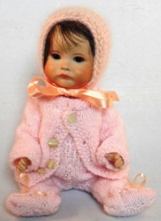 BREIPATROON P-2005 BABYSETJE UIT 1930 - voor popje van ca. 20cm - - nr. 1