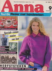 Anna-Burda Maandblad 1986 Nr. 9 September - 1