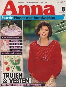 Anna-Burda Maandblad 1986 Nr. 8 Augustus - 1