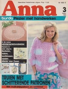 Anna-Burda Maandblad 1986 Nr. 3 Maart - 1