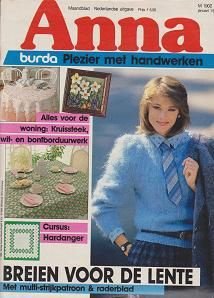 Anna-Burda Maandblad 1986 Nr. 1 Januari - 1