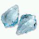 Swarovski 6090 Aquamarine 16 x 11mm Per Stuk. - 1 - Thumbnail