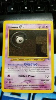 Unown C 57/105 Neo Destiny - 1