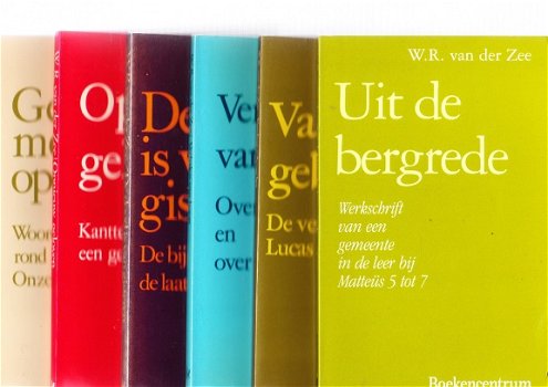 diverse boeken door W.R. van der Zee - 1