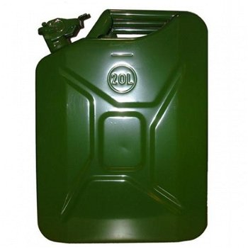 Jerry-Can 20 Liter Metaal Groen - 1