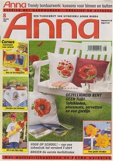 Anna Maandblad 2002 Nr. 8 Augustus + Merklap Boekbinder GERESERVEERD