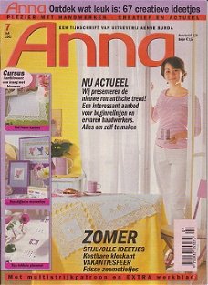 Anna Maandblad 2002 Nr. 7 Juli + Merklap Opticien.